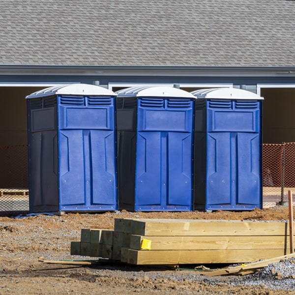 how often are the portable toilets cleaned and serviced during a rental period in North Hopewell PA